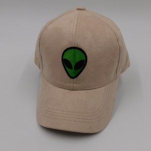 Alien ufo extraterrestrial paranormal suede hat.